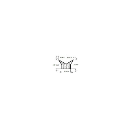 VETUS Joint panneau Planus - le m