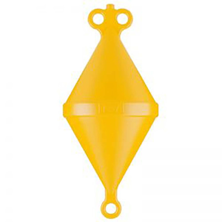 Bouée de corps-mort bi-conique - Ø 500 mm - jaune
