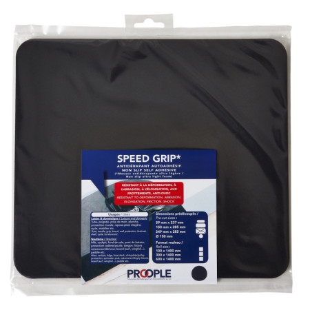 Mousse antidérapante SPEED GRIP - 249 x 285 mm - Blister de 2