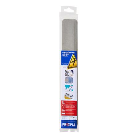 Antidérapant TBS 10 - 40 x 350 mm - Sable - Blister de 6