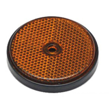 Catadioptre pour remorque - orange 60 mm
