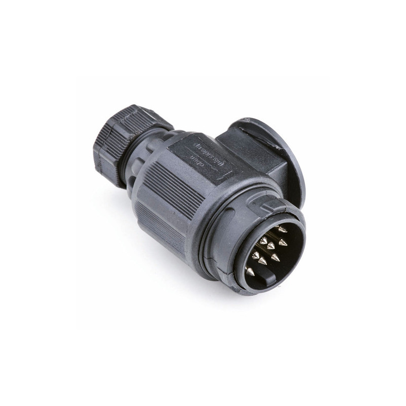 Connecteur remorque 13 plots - fiche - plastique
