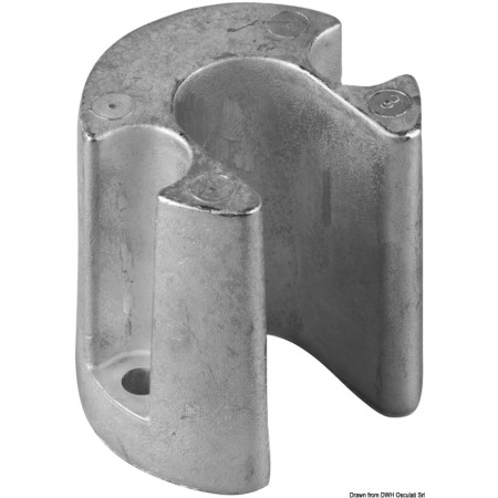Anode pied Bravo/Blackhawk - aluminium
