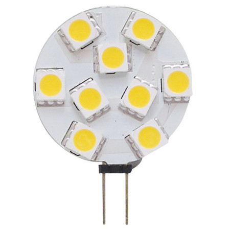 Ampoule LED - G4 latérale 28 mm - 9 - 32 V - 130 lumens - En blister