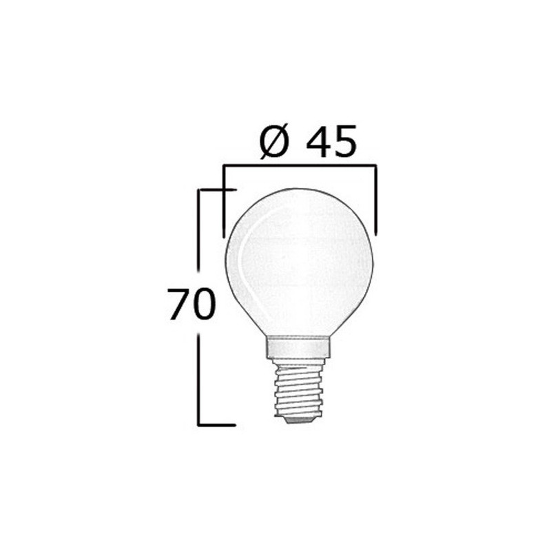 Ampoule E 14 24 V 40 W -