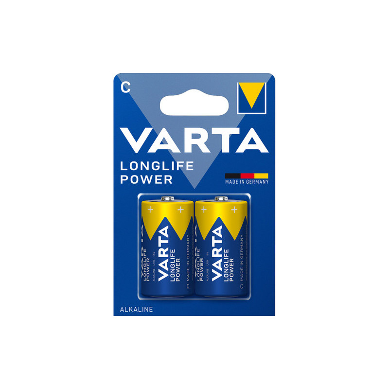 Pile alcaline LR14 - C Longlife Power - LR14 - Blister de 2
