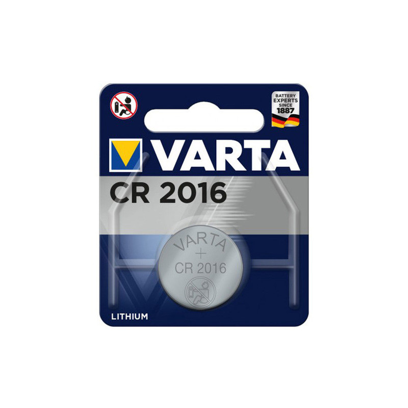 Pile bouton - lithium - CR2016 - En blister