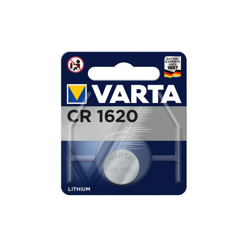 Pile bouton - lithium - CR1620 - En blister