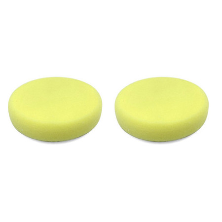 Mousse de polissage - Jaune - Dure - Lot de 2