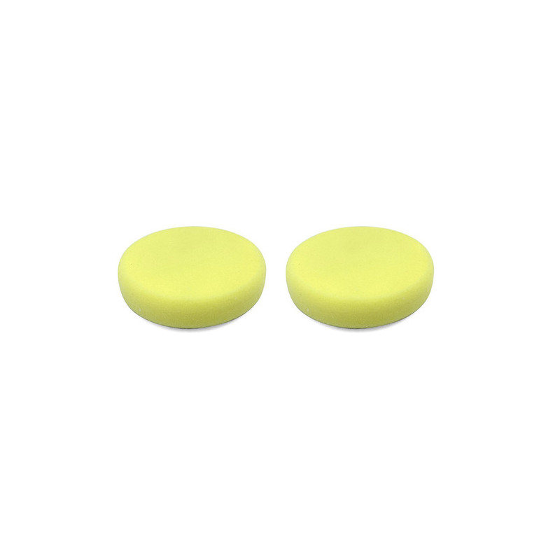 Mousse de polissage - Jaune - Dure - Lot de 2