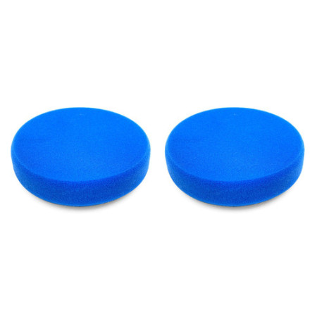 Mousse de polissage - Bleu - Souple - Lot de 2