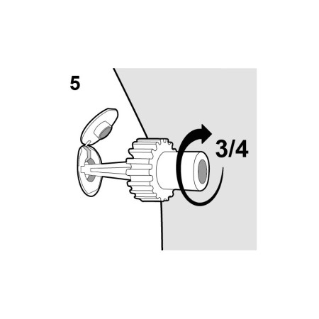 RACCORD PR VALVE GONFL PARE-BAT+BUMPER