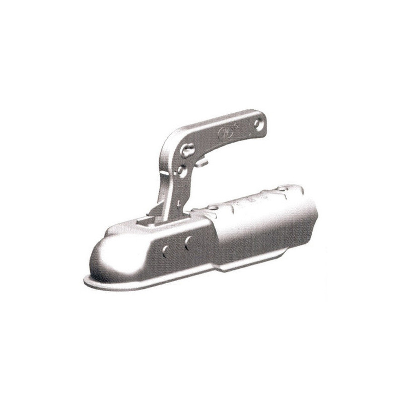 Tête d'attelage tube rond - 750 kg - 50 mm