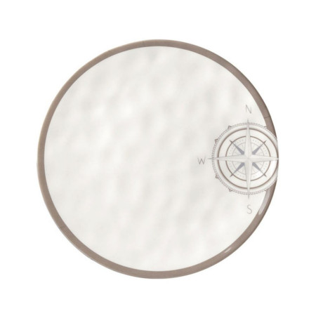 Assiette antiderapante White Sand - à dessert - diametre 20cm x6