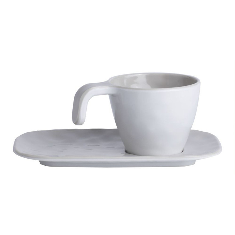 MARINE BUSINESS HARMONY Tasses à café blanc/gris (x6)