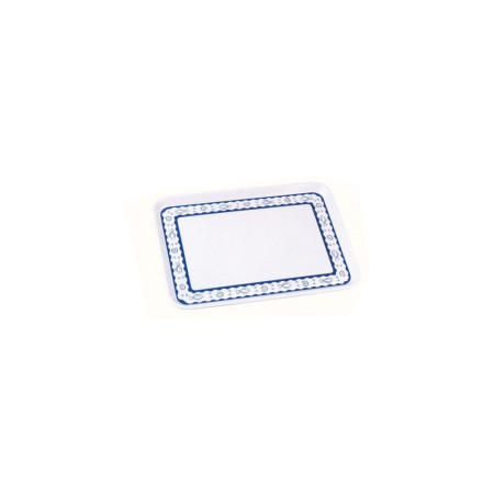 TREM Plateau rectangulaire aqua