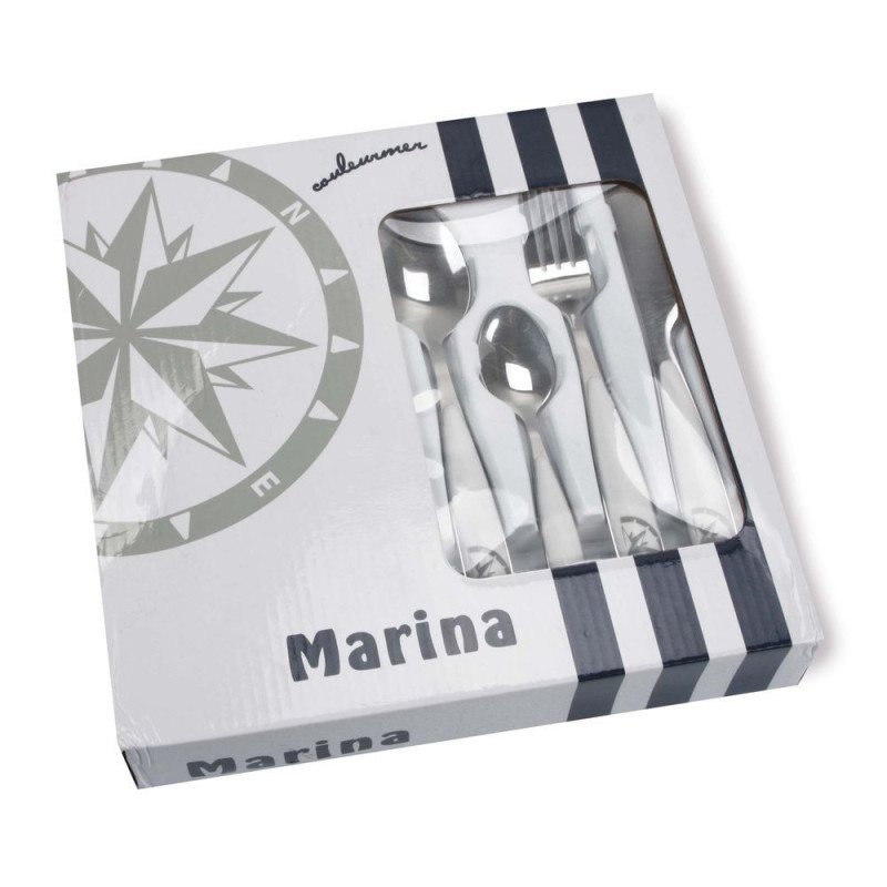 COULEUR MER Marina couverts 24 pièces