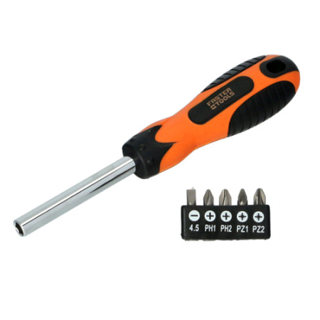 Pack tournevis avec embouts - 5 embouts