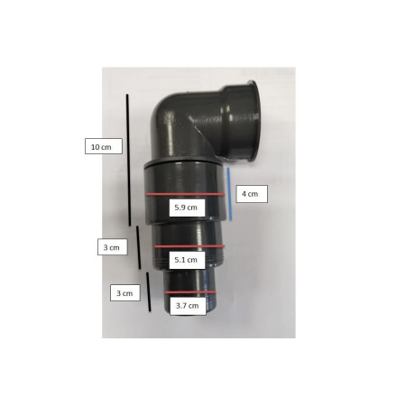 Kit raccords pour réservoir carburant - 2 raccords