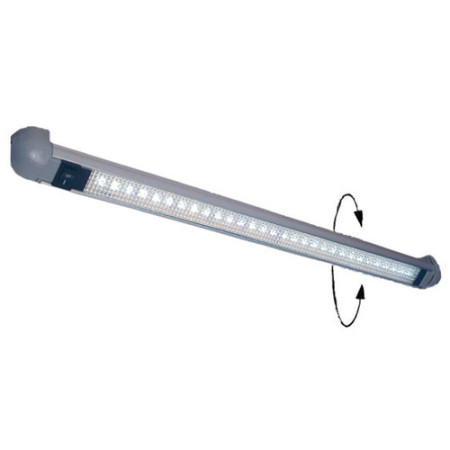 Lumière 16 LED sur rail Turnstripe rotatifs