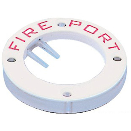 Trappe coupe-feu Fire Port plastic blanc
