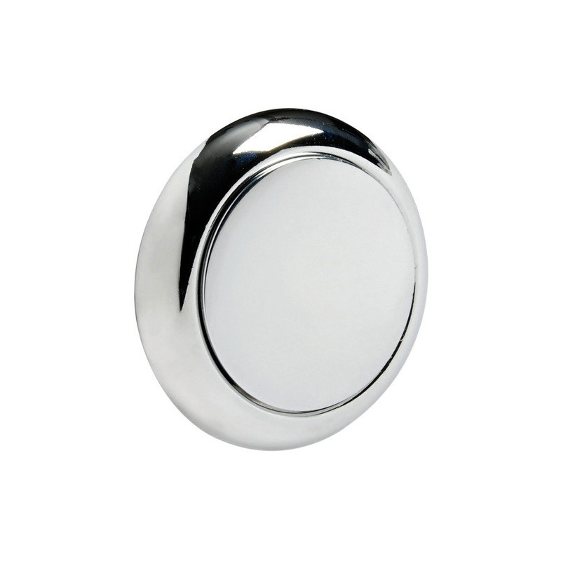Pommeau + bague Rond ABS chromé