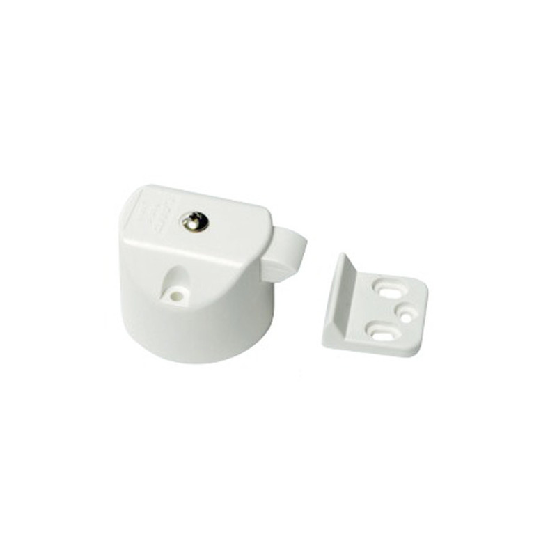Déclic portes plastique blanc