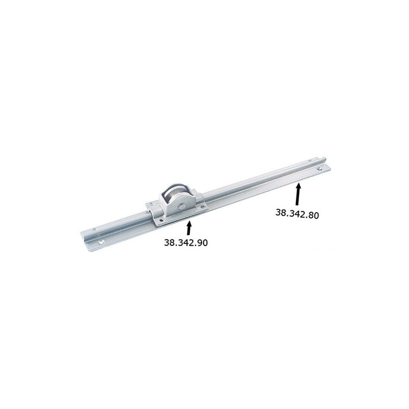 Rail laiton nickelé 30x12x2000 mm