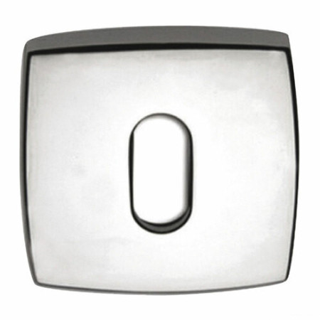 Rosaces p. serrure oval fournie en paires 45x45 mm