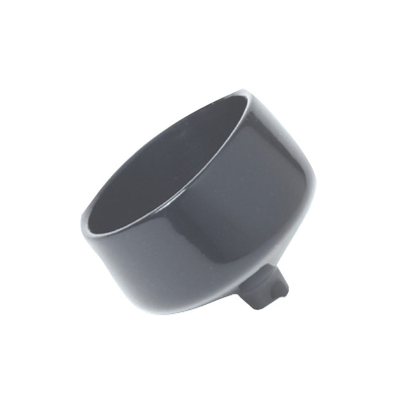 Raccord evacuation eau PVC ovale p. porte-canne