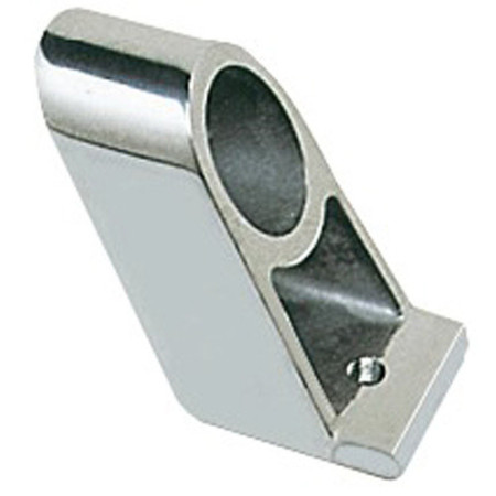 Support main-courante central laiton chromé 22 mm