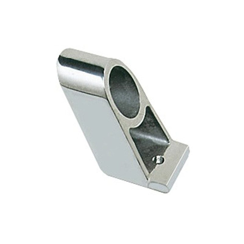 Support main-courante central laiton chromé 22 mm