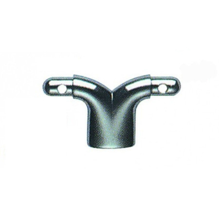 Barrière centrale en laiton chromé 30x30 mm