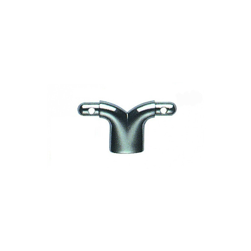 Barrière centrale en laiton chromé 30x30 mm