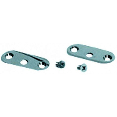 Kit fixation main-courante 2 platines + 2 vis