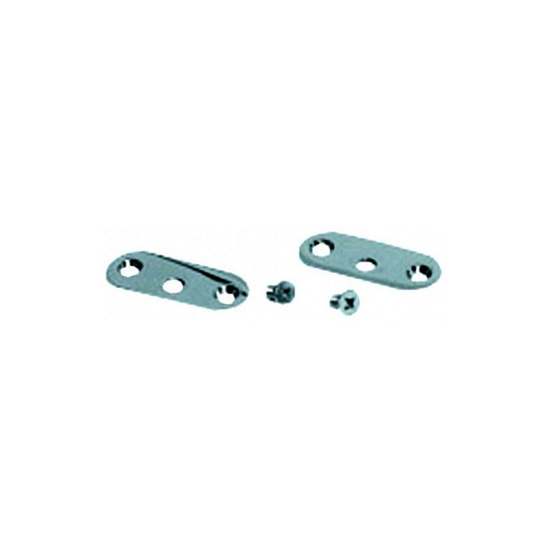 Kit fixation main-courante 2 platines + 2 vis