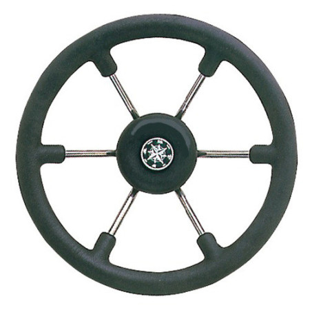 Barre à roue inox noir 400 mm -
