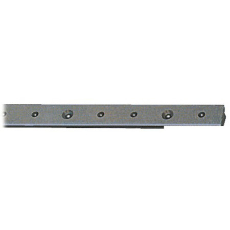 Rail aluminium anodisé + PTFE 25x4mm (barre 2m) - Longueur de 2 M