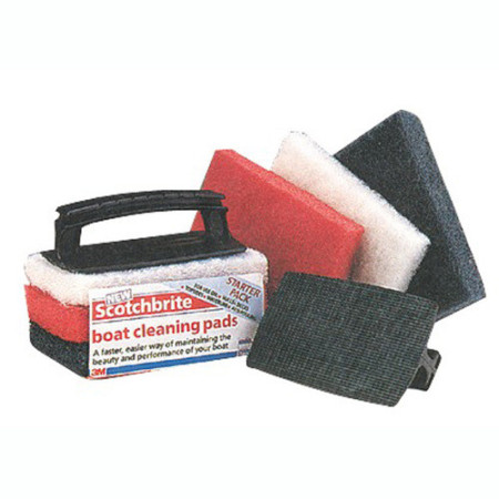 3M Scotch-Brite Cleaning System bleu - Lot de 6