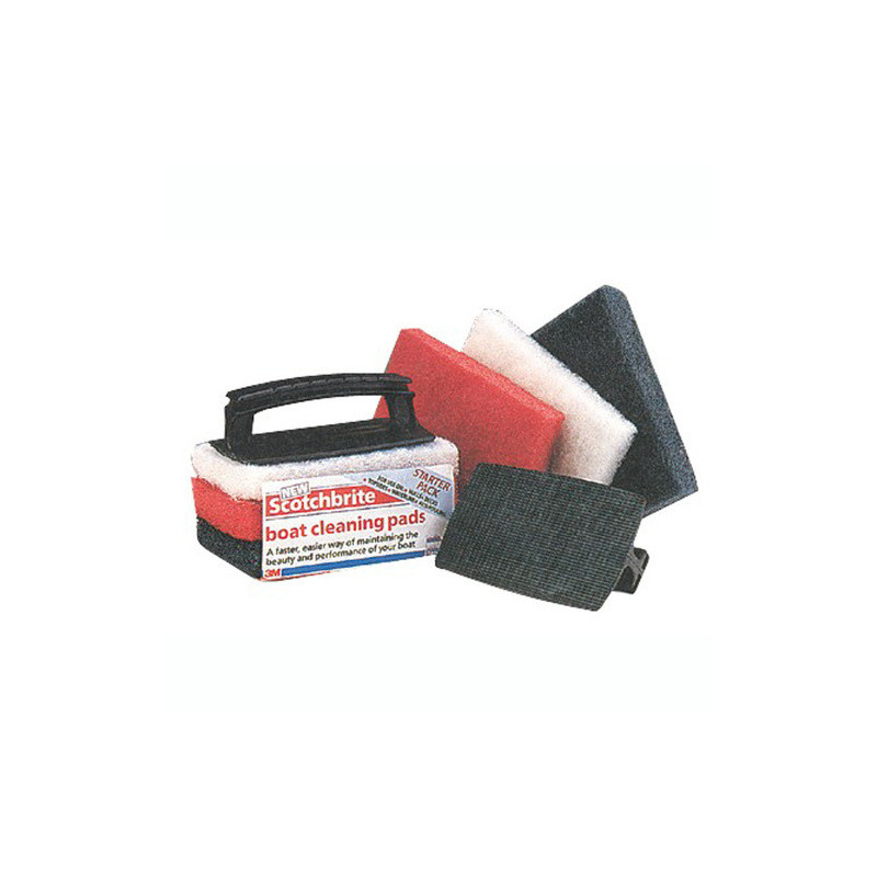 3M Scotch-Brite Cleaning System bleu - Lot de 6