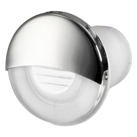 Lumière de courtoisie LED à encastrer ronde blanc -