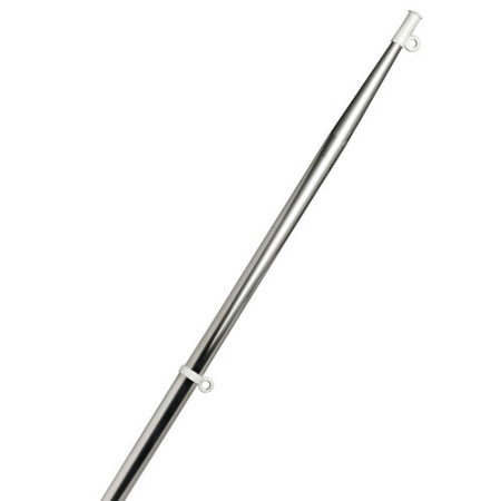 Mât inox section conique sans base 40 cm -