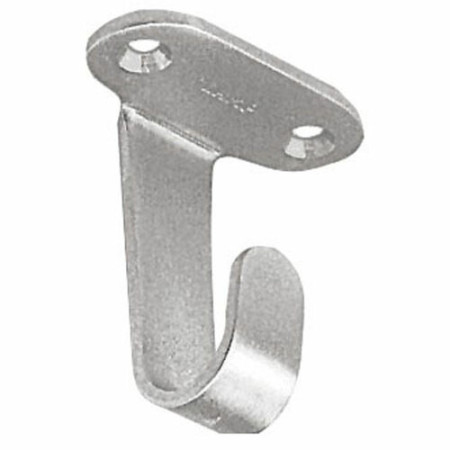 Crochet inox poli p. plafond 33 mm -
