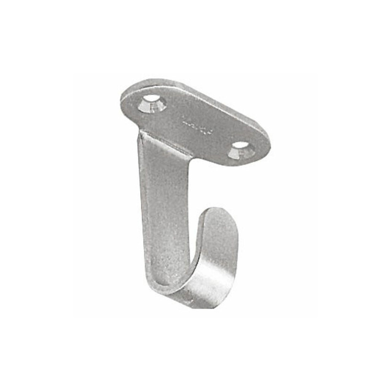 Crochet inox poli p. plafond 33 mm -