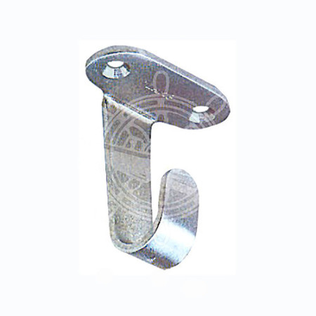Crochet inox poli p. plafond 45 mm -