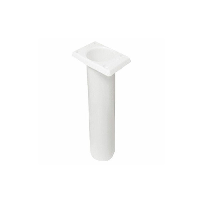 Porte canne polypr UV stabilizé carré blanc 230mm -