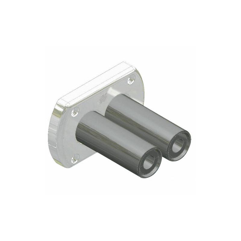 Passe paroi - R8W - blanc - traversant