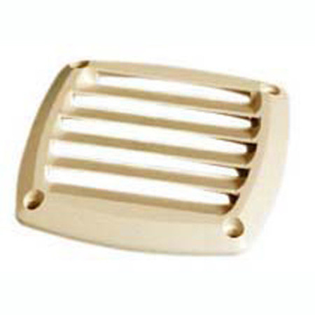 Grille prise air ABS crème 85x85 mm -