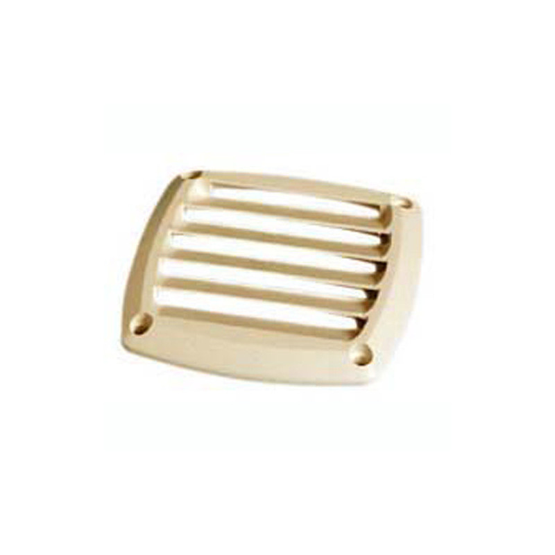 Grille prise air ABS crème 85x85 mm -