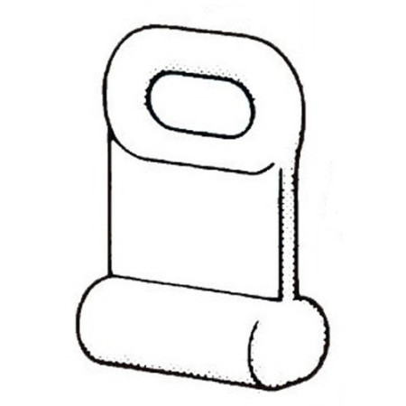 Coulisseau grand-voile 12x22 mm -